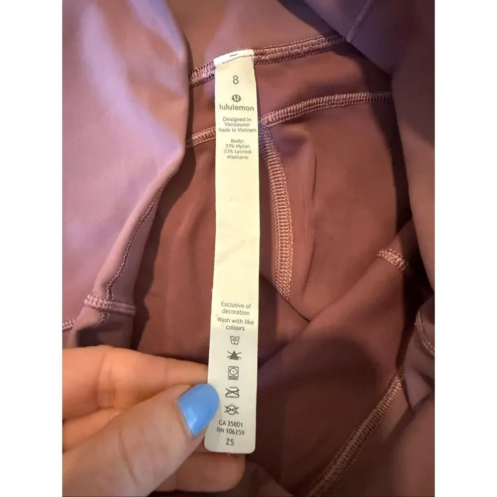 Lululemon in movement everlux high rise leggings size 8 - Picture 4 of 8